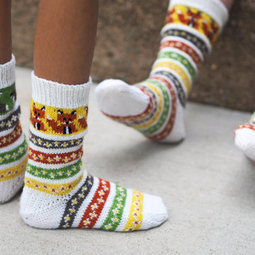 Fox and the Hare Socks