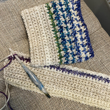 Frost Blossom Boot Cuffs