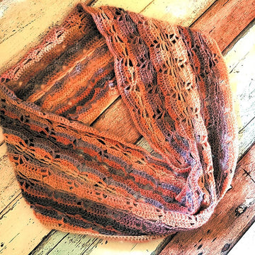 Triangle Lace Infinity Scarf