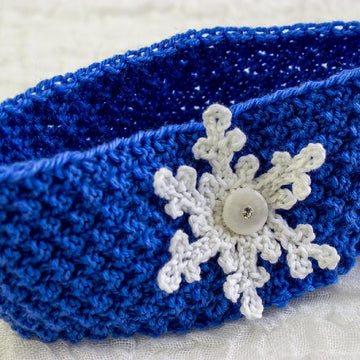 Snowflake Ear Warmer/ Headband