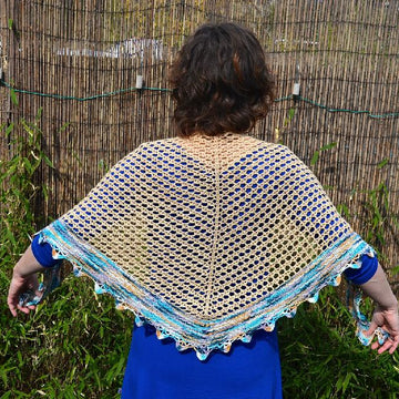 Tender sandstorm shawl