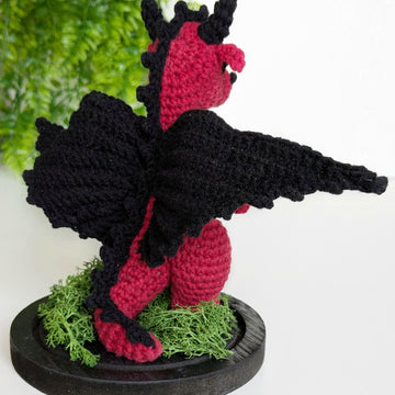 Blaze the Dragon crochet pattern, amigurumi dragon pattern