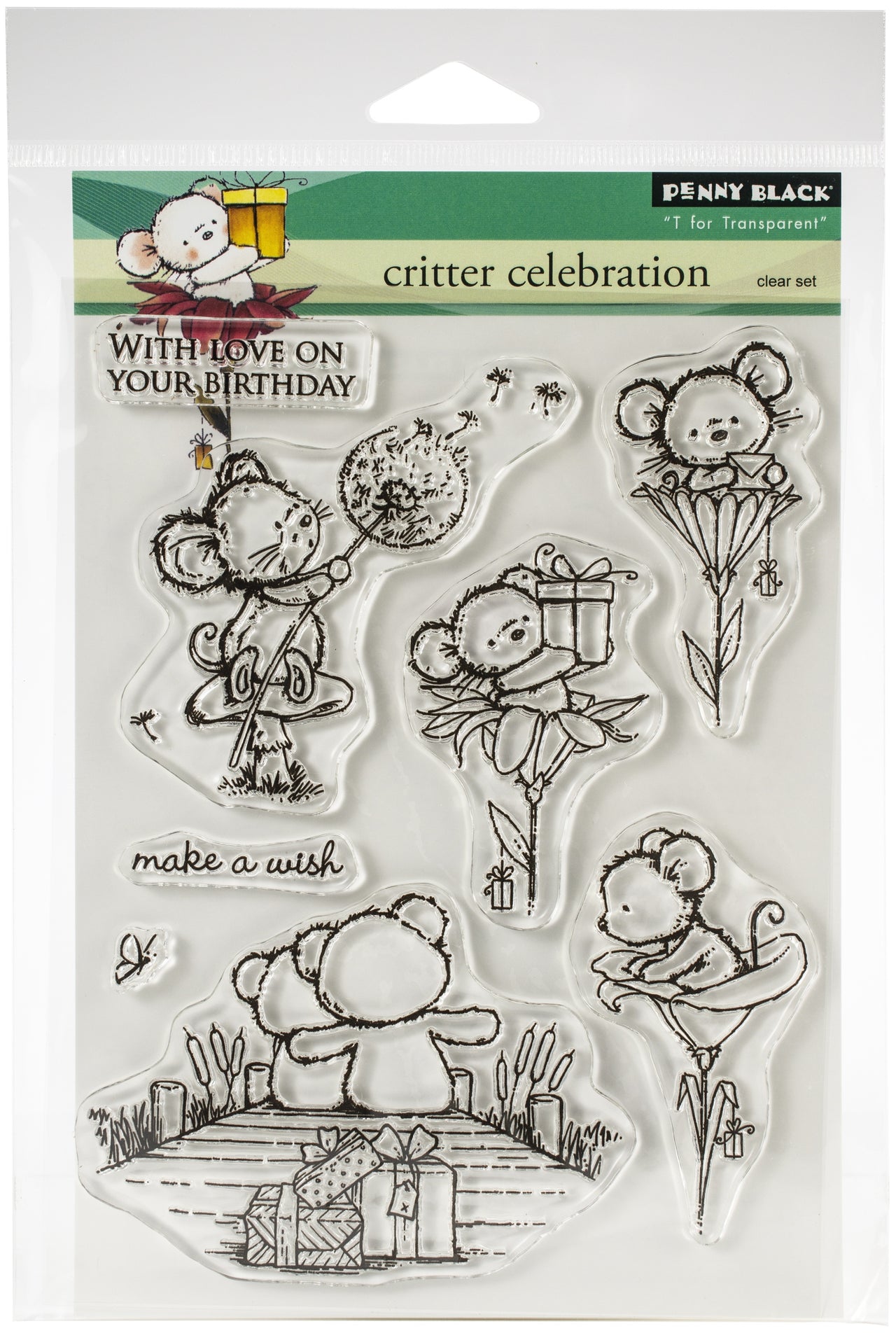 Penny Black Clear Stamps - Critter Celebration
