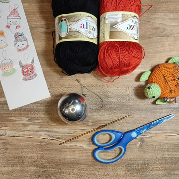 Danny the Devil Crochet Christmas Bauble