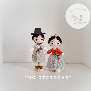 Korean couple doll
