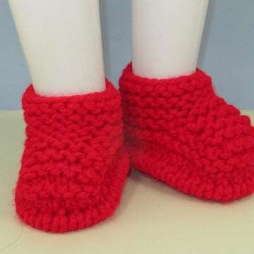 Super Chunky Simple Garter Stitch Slippers