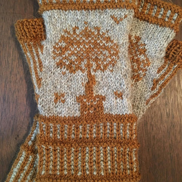 Topiary Fingerless Mitts