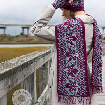 Star Leaf Mosaic Scarf