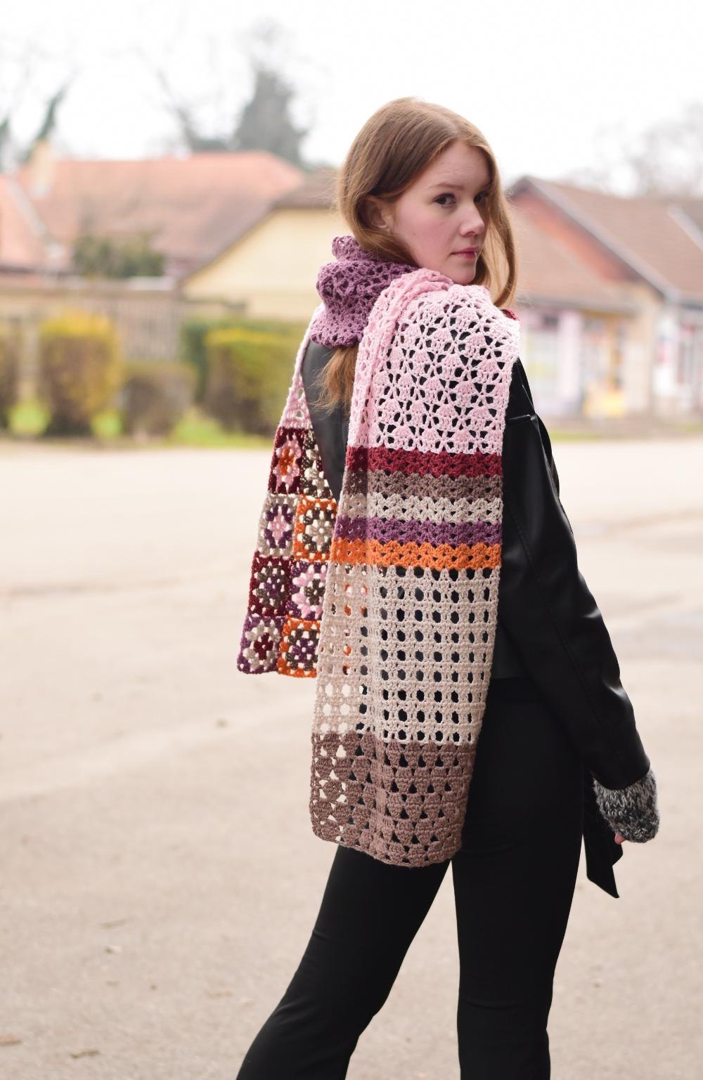 Eveline crochet scarf