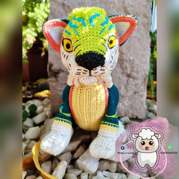 Amigurumi Mechones, Gato los Croods