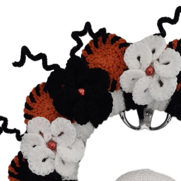 Halloween Crochet Wreath - Nightmare