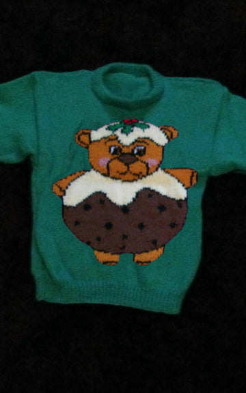 Christmas Pudding Teddy Jumper