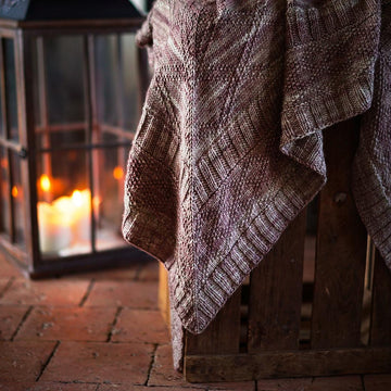 Tartanesque shawl
