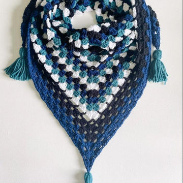Forest Trail Triangle Shawl