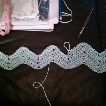 Chevron Doll Blanket