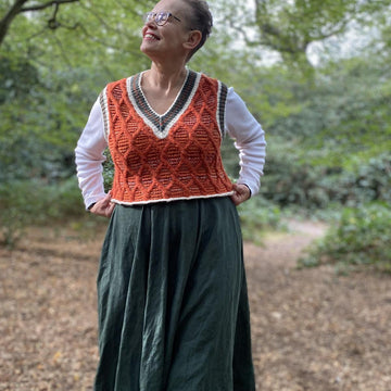Mosaic Crop Vest 2