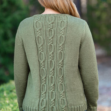 Cable Panel Pullover #190