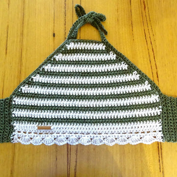Crochet Striped Halter Top