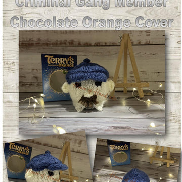 Criminal Gang Member Chocolate Orange Cover Knitting Pattern