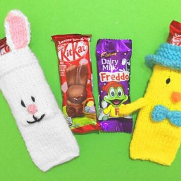 Rabbit and Chick KitKat Choc Holders