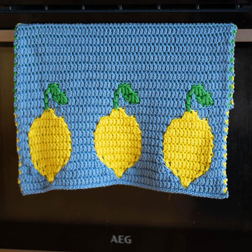 Lemon Mosaic Dish Towel