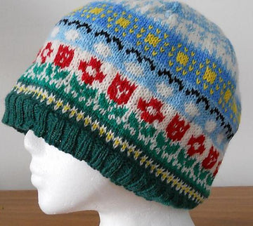 Flower in my garden beanie