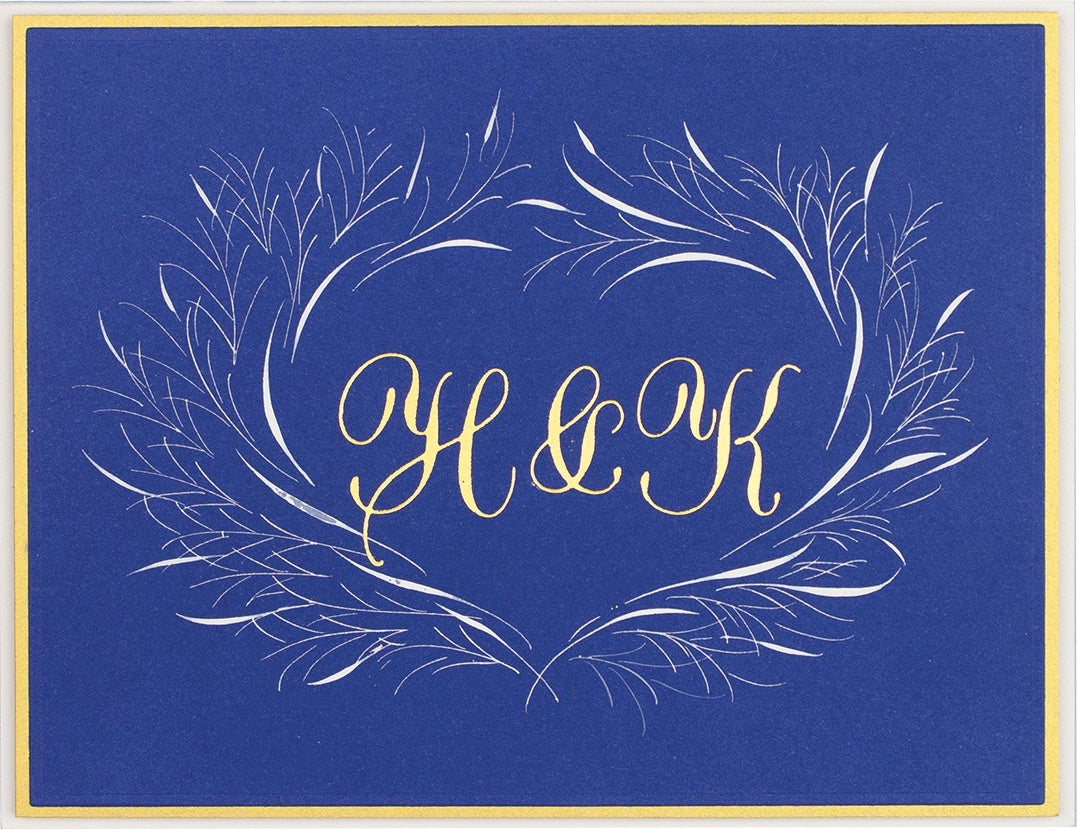 Spellbinders Glimmer Hot Foil Plate - Copperplate Majuscules