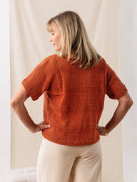 Sitwell Top in Berroco Modern Linen - Downloadable PDF