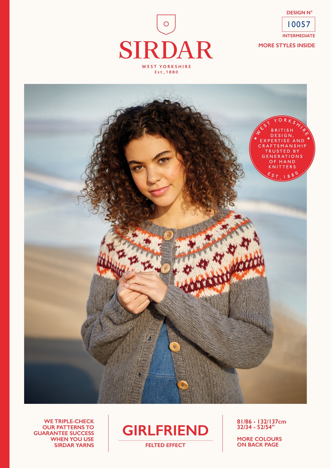 Cardigan in Sirdar Girlfriend - 10057 - Leaflet