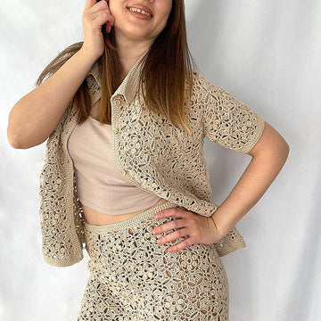 Hexagon Flower Skirt Pattern