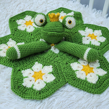 Froggy The Frog Lovey Baby Comforter