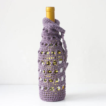 Sparkly Wine Cozy Tote