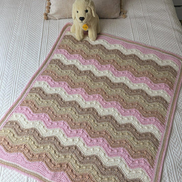 Gentle Ripples Bobble Baby Blanket