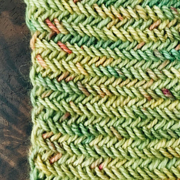 Herringbone washcloth
