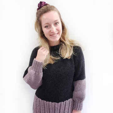 Lavender Dip Sweater
