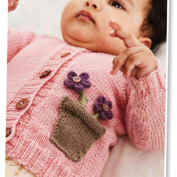 Baby Flowerpot Cardigan