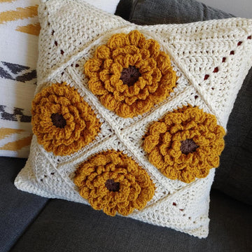 Sunflower Pillow Cover