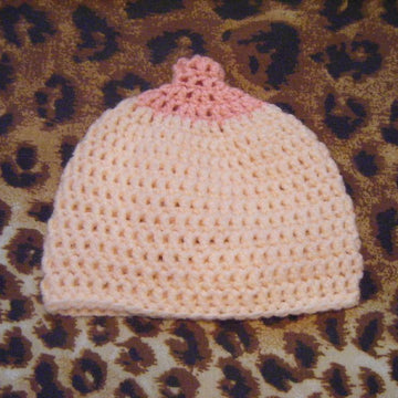 Baby boob beanie hat for breastfeeding newborn to toddler size