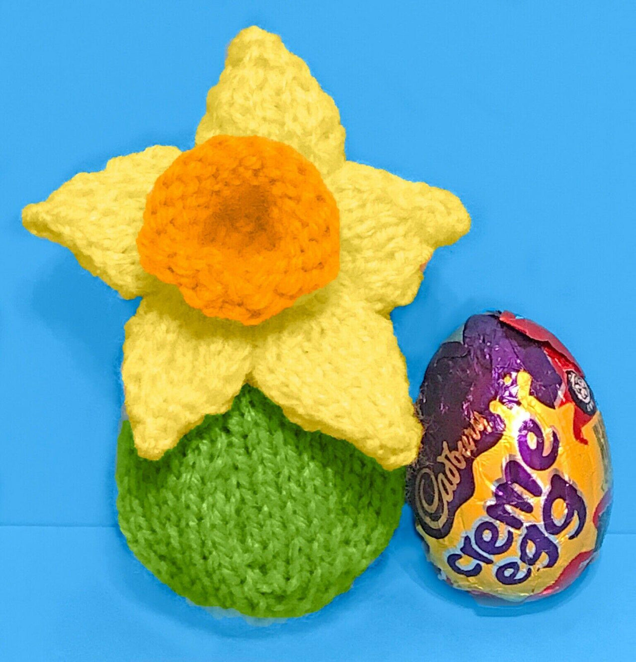 Easter Daffodil Creme egg Cover