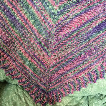 Suzi's Easy Triangle Lace Shawl
