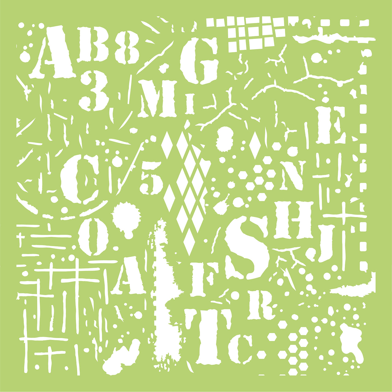 Kaisercraft Designer Template 6"X6" - Collage