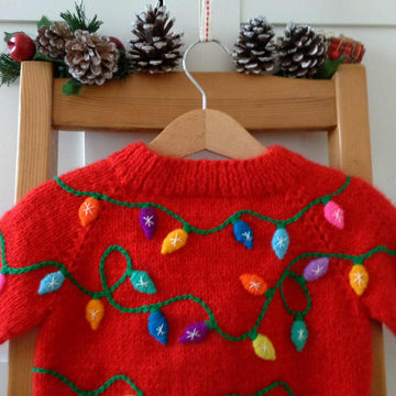 Christmas Lights Cardigan