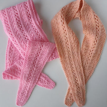 Cables and Lace Scarf