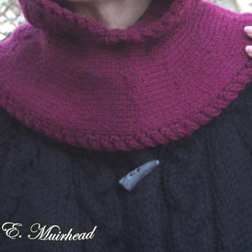 Seidr Cabled Hood, Headband & Wrist Cuffs