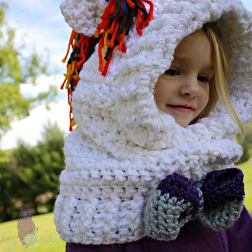 Sparkles the Unicorn Cowl