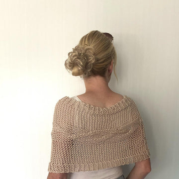 Delicate Cable Poncho