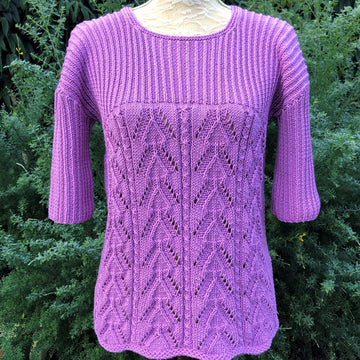 Textured Lace & Rib Top