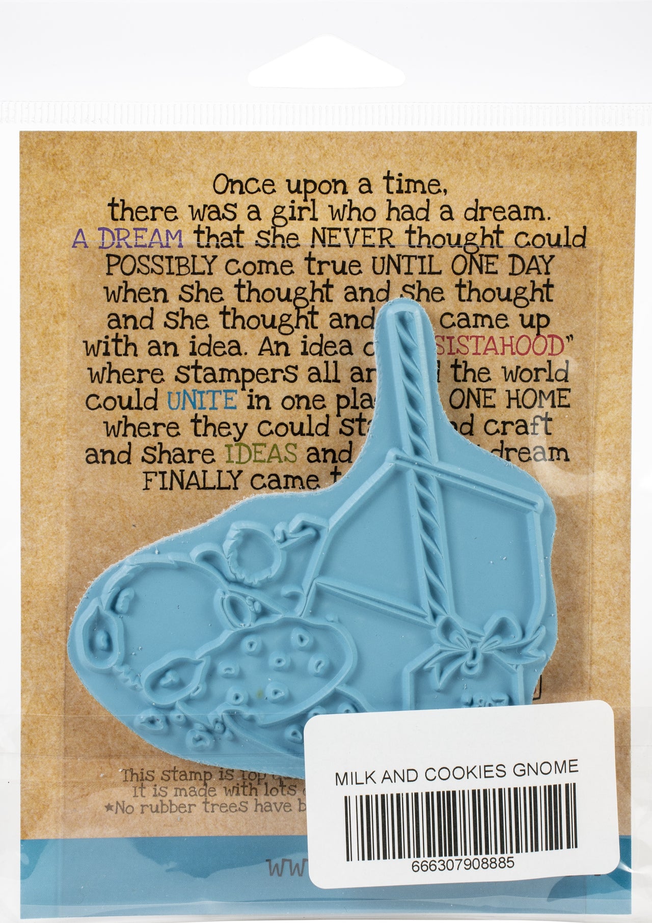 Stamping Bella Cling Stamps - Milk & Cookies Gnome