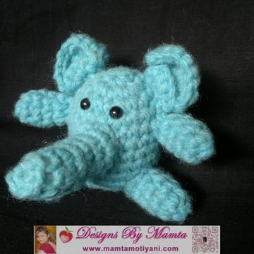 Echo The Elephant | Crochet Amigurumi Stuffed Toy Pattern