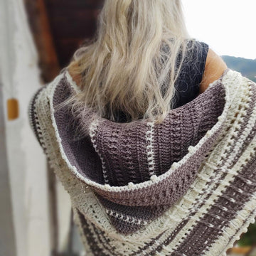 Nova Hooded Triangle Shawl